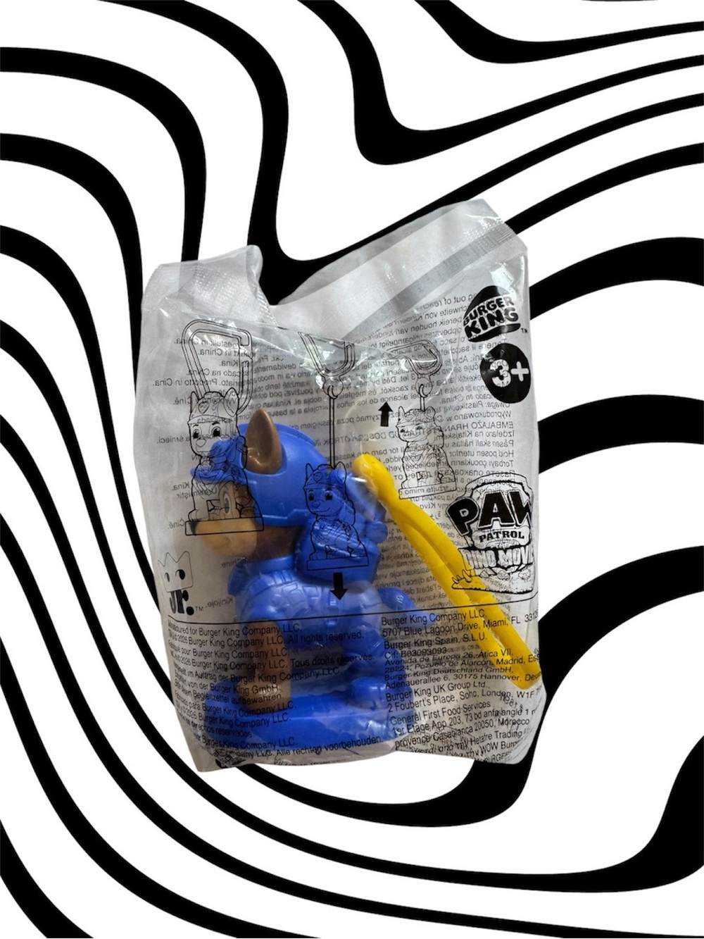PAW Patrol Blue Chase Figure - Burger King Toy